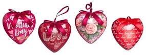 JΚ Home Décor - Καρδιά Κρεμαστή Set4 8cm