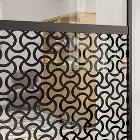 vidaXL Συρόμενη Πόρτα Μαύρο 102.5 x 205 cm