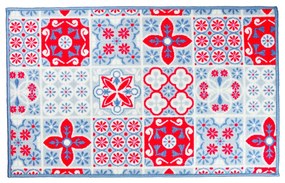 Amo la Casa Χαλάκι Κουζίνας 57Χ140 - Snowflakes Κόκκινο