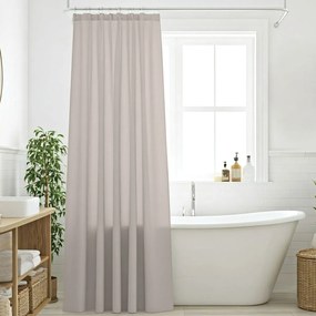 Κουρτίνα Μπάνιου (240x180) Με Κρίκους Das Home Bath 0808 Taupe