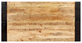 vidaXL Τραπεζαρία 140 x 70 x 76 εκ. από Μασίφ Ακατέργαστο Ξύλο Μάνγκο