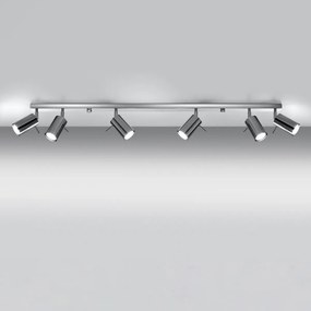 Sollux Φωτιστικό οροφής Ring 6,ατσάλι,6xGU10/40w