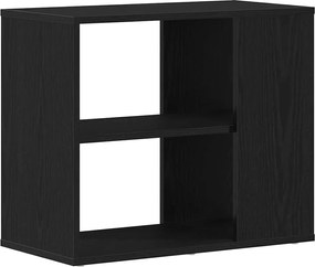 vidaXL Πλαϊνό γραφείο Μαύρη Οξυά 60 x 30 x 50 εκ. Επεξεργασμένο ξύλο