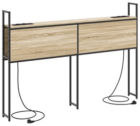 vidaXL Κεφαλάρι Αποθήκης Sonoma Δρυς 135 cm Επεξεργασμένο ξύλο
