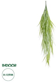 GloboStar® Artificial Garden HANGING CORN GRASS  20827 Τεχνητό Διακοσμητικό Κρεμαστό κλαδί Καλαμπόκι Μ23 x Π10 x Υ91cm