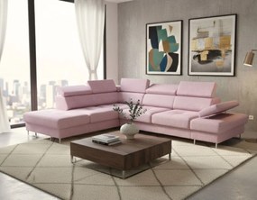 Γωνιακός καναπές Gelito-Roz-Αριστερή