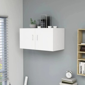 vidaXL Ντουλάπι Επιτοίχιο Λευκό 80 x 39 x 40 εκ. από Επεξ. Ξύλο kat