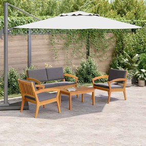 vidaXL Σετ μπιστρό 4 pcs Καφέ 75 x 45 x 38 εκ. Μασίφ ξύλο ακακίας