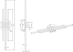 Φωτιστικό Πλαφονιέρα LED Dimmable RL Cinto Black R67873180