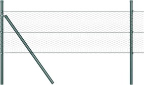 vidaXL Στύλος Περιφράξεων Γκρι 50 x 0,4 μ (25 mm πλέγμα)