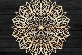 Intra απο ξύλο plywood 3mm-4mm πάχος Τρισδιάστατη Mandala Δίασταση 30x30 cm INTRAFABR-74285123