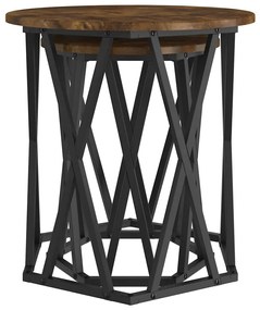 vidaXL Τραπεζάκι σαλονιού 2 pcs Καπνιστή δρυς 50 x 50 x 50 cm