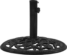 vidaXL Βάση Ομπρέλας Μαύρη 48 x 48 x 33 εκ. από Χυτοσίδηρο