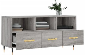 vidaXL Έπιπλο Τηλεόρασης Γκρι Sonoma 102x36x50 εκ. Επεξεργασμένο Ξύλο