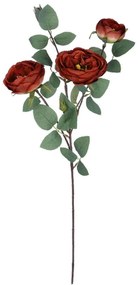 Τεχνητό Λουλούδι Climbing Rose 21182 70cm Green-Red GloboStar Polyethylene,Fabric