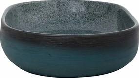 vidaXL Νιπτήρας Οβάλ Τιρκουάζ 59 x 40 x 14 εκ. Κεραμικός