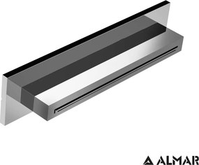Almar XL Waterfall E044273 Chrome - Κεφαλή Ντους Επίτοιχη