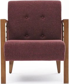 Πολυθρόνα Μπορντό KEMER 83x69x80