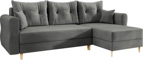 Γωνιακός Καναπές Zako-Anthraki - 144.00Χ132.00Χ85.00cm