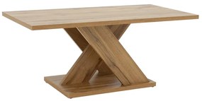 Τραπέζι σαλονιού Solange pakoworld χρώμα sonoma 110x55x47.5εκ 049-000061