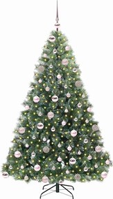vidaXL Τεχνητό Χριστουγεννιάτικο Δέντρο Πράσινο 180 cm ΠΕ και PVC