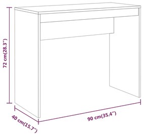 ΓΡΑΦΕΙΟ ΓΚΡΙ SONOMA 90 X 40 X 72 ΕΚ. ΑΠΟ ΕΠΕΞΕΡΓΑΣΜΕΝΟ ΞΥΛΟ 815304