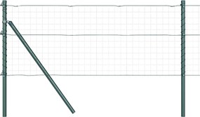 vidaXL Στύλος Περιφράξεων 52 pcs Πράσινο 3,2 x 3,2 x 100 εκ