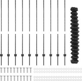 vidaXL Τεντώτο με στήριγμα Γκρι