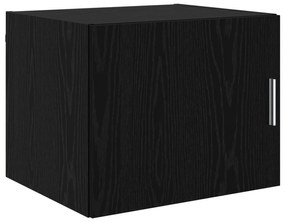 vidaXL Ντουλάπα Τοίχου Επιτοίχιο Μαύρη δρυς 50 x 42.5 x 40 εκ.