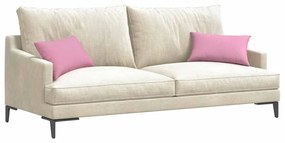 vidaXL Μαξιλάρι Καναπέ 2 pcs Ροζ 50 x 30 cm ύφασμα