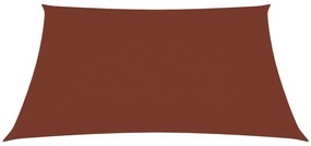 Πανί Σκίασης Ορθογώνιο Τερακότα 3 x 4,5 μ. από Ύφασμα Oxford - Καφέ