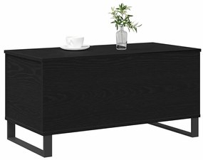 vidaXL Τραπεζάκι Σαλονιού Μαύρη δρυς 90 x 44.5 x 45 εκ.