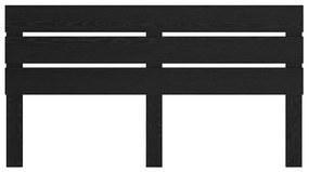 vidaXL Κεφαλάρι Μαύρη Οξυά 180 cm Επεξεργασμένο ξύλο