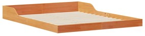 vidaXL Σκελετός Κρεβατιού Καφέ κεριού 160 x 200 cm Μασίφ ξύλο πεύκου