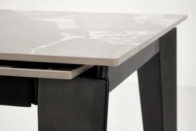 Helix Ανοιγομενη Τραπεζαρια Γκρι Μαρμαρο