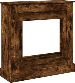 vidaXL Πλαίσιο Τζακιού Καπνιστή Δρυς 90x30x90 εκ. από Επεξ. Ξύλο