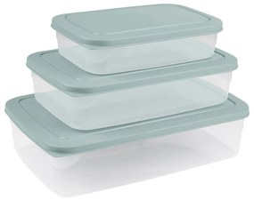 Φαγητοδοχεία (Σετ 3τμχ) L-C Boxes Blue Frost 6PTA103BG