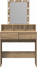 vidaXL Κομμωτήριο artisan δρυς 80 x 41 x 144.5 εκ Επεξεργασμένο ξύλο
