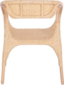 ΠΟΛΥΘΡΟΝΑ GABE ΕΣΩΤ.ΧΩΡΩΝ HM9956.01 ΦΥΣΙΚΟ RATTAN 62x60x79Υεκ.