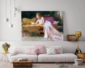 Πίνακας σε καμβά με γυναίκα KNV925 30cm x 40cm