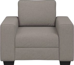 vidaXL Πολυθρόνα-Καναπέ-Μπεζ 100x77x82 εκ. Ύφασμα