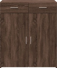 vidaXL Ντουλάπι Καφέ Δρυς 80x42,5x93 εκ. από Επεξεργασμένο Ξύλο