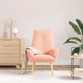 vidaXL Χαλαρωτική Πολυθρόνα Ροζ 69 x 74 x 93 εκ. ύφασμα