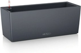 Βάζο Λουλουδιών Lechuza Μαύρο Γκρι πολυπροπυλένιο