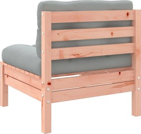 vidaXL Καναπές Κήπου Σετ 7 Τεμ. Μασίφ Ψευδοτσούγκα Ελάτης Μαξιλάρια