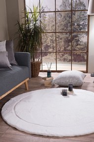 Χαλί Floor 01 Off White Teoran 160X160 Round