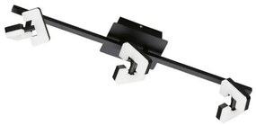 Σποτ Φωτιστικό Οροφής LED 4,5W Ray Μαύρο 3000K 21402 Fischer Honsel-21402-Μαύρο 21402