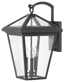 Φανάρι Απλίκα Φωτιστικό Τοίχου 3xE14 Μαύρο IP44 54cm Alford Place QN-ALFORD-PLACE2-L-MB Quintiesse Elstead Lighting QN-ALFORD-PLACE2-L-MB Μαύρο