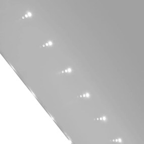 vidaXL Καθρέφτης Μπάνιου 60x80cm（Μ x Υ) με Φώτα LED