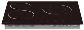Tesla HV6300MB Γυάλινη Κεραμική Εστία, 5700W, 9 στάδια, Χρονοδιακόπτης, Ένδειξη καυτής επιφάνειας, Προστασία παιδιών, Μαύρο